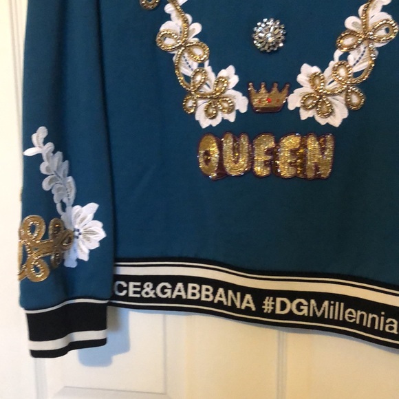 Sale. New Authentic Dolce and Gabbana embellished sweater - Picture 6 of 16